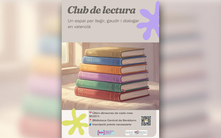 Patrimonio Histórico impulsa un nuevo club de lectura en valenciano para personas adultas